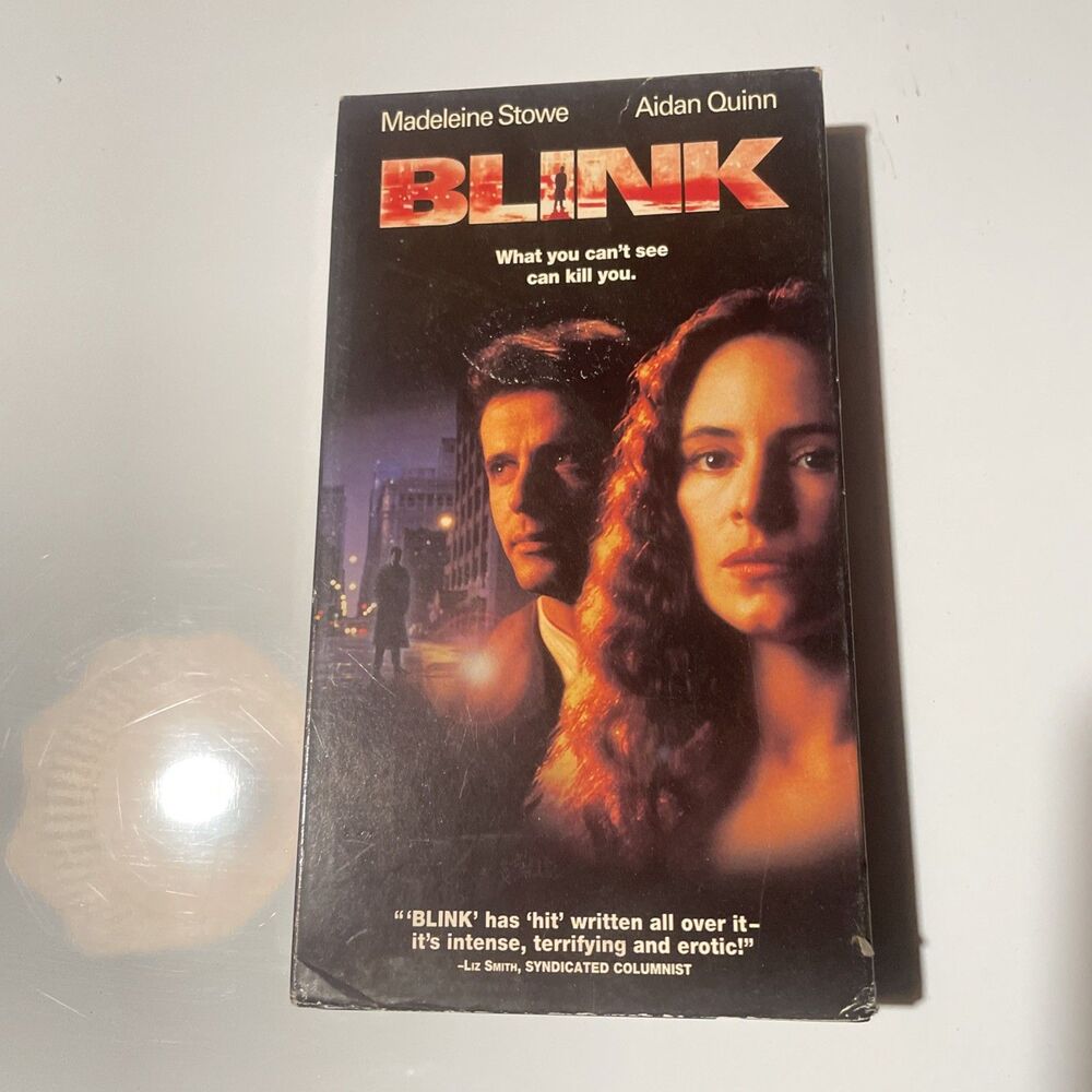 Blink VHS 1994 New Sealed Madeleine Stowe Aidan Quinn Neo Noir Thriller